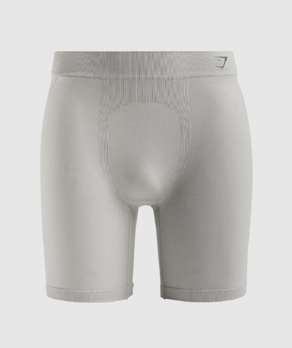 Boxer Gymshark Híbrido Boxer Hombre Gris Marrones Gris Negras Gris | CO 3910BEX